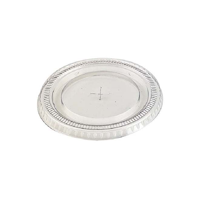 Tapa plana PET con agujero para 210GKTP17/20 Ø98mm - 100Uds