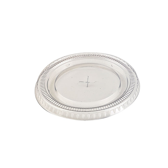 Tapa plana PET con agujero para 210GKTP17/20 Ø98mm - 100Uds