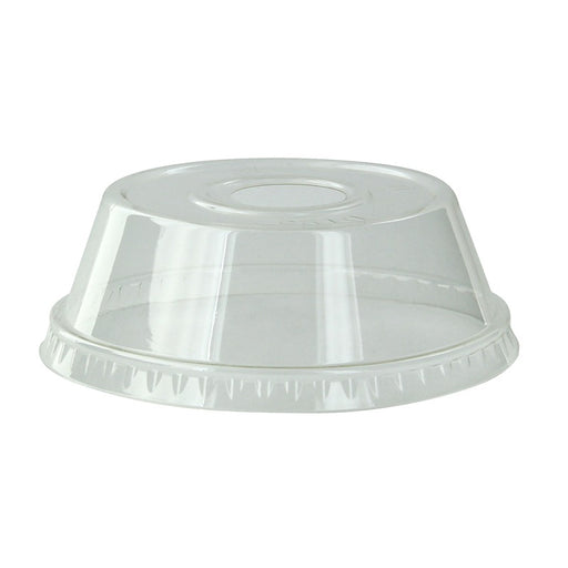Tapa cúpula transparente PET con agujero para 210GKSMOO Ø95mm - 100Uds