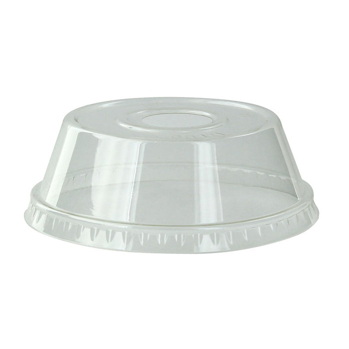 Tapa cúpula transparente PET con agujero para 210GKSMOO Ø95mm - 100Uds