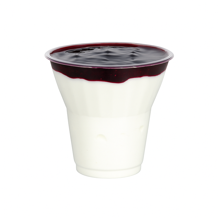 Vaso de postre PET transparente 270ml A88mm - 50Uds