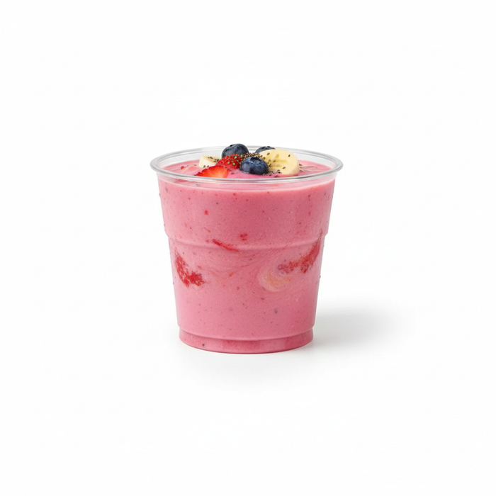 Vaso de postre PET transparente 390ml A88mm - 50Uds