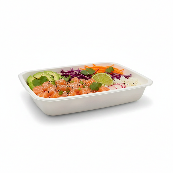 Bandeja de pulpa GN sellable tipo 1/2 3000ml 325x265mm A52mm - 60Uds