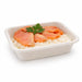 Bandeja de Pulpa laminada PLA Menu 2 compartimentos - 50Uds