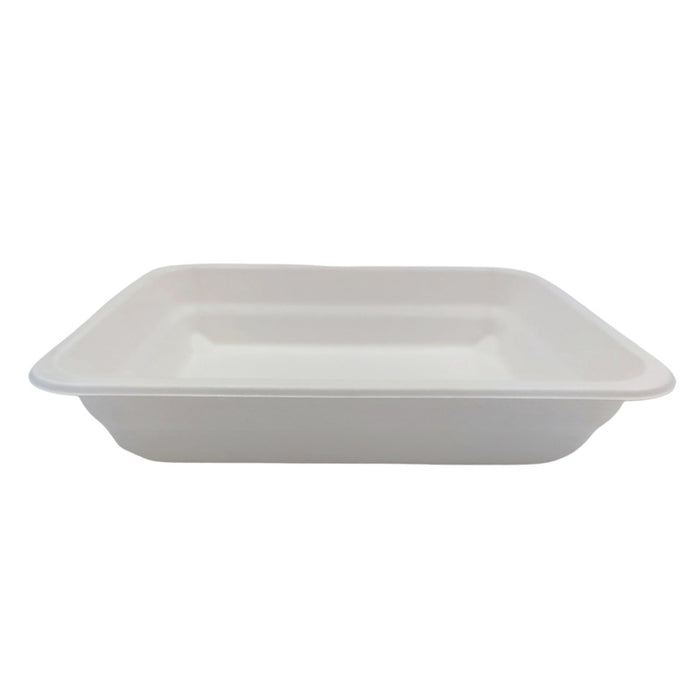 Bandeja de Pulpa laminada PLA Menu 2 compartimentos - 50Uds