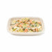 Tapa de cúpula rectangular transparente PET 135x165mm A9mm - 50Uds