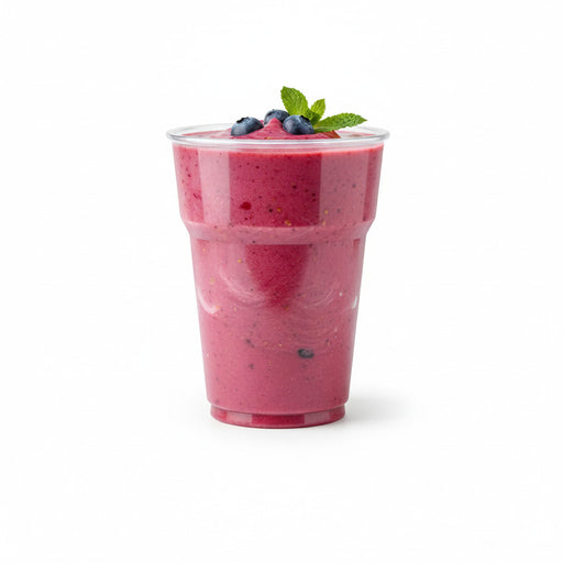 Vaso de postre de plástico PLA transparente 250ml A85mm - 50Uds