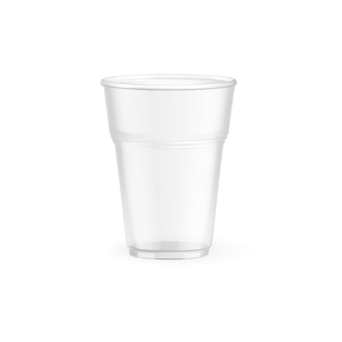 Vaso de postre de plástico PLA transparente 250ml A85mm - 50Uds