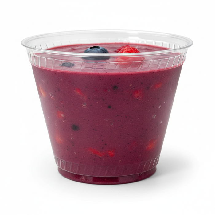 Copa transparente de postre PLA 270ml A72mm - 50Uds