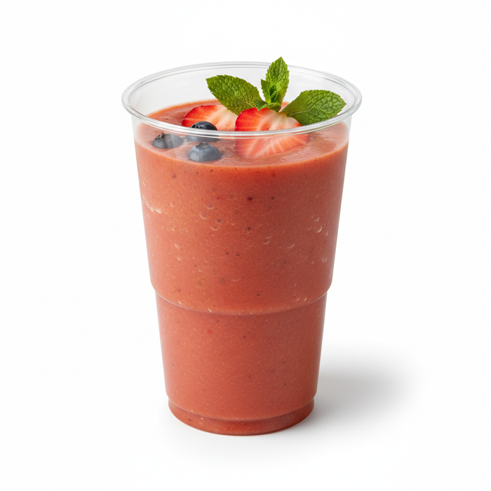 Vaso de postre de plástico PLA transparente 280ml A105mm - 50Uds