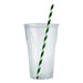 Vaso de postre de plástico PLA transparente 575ml A130mm - 50Uds