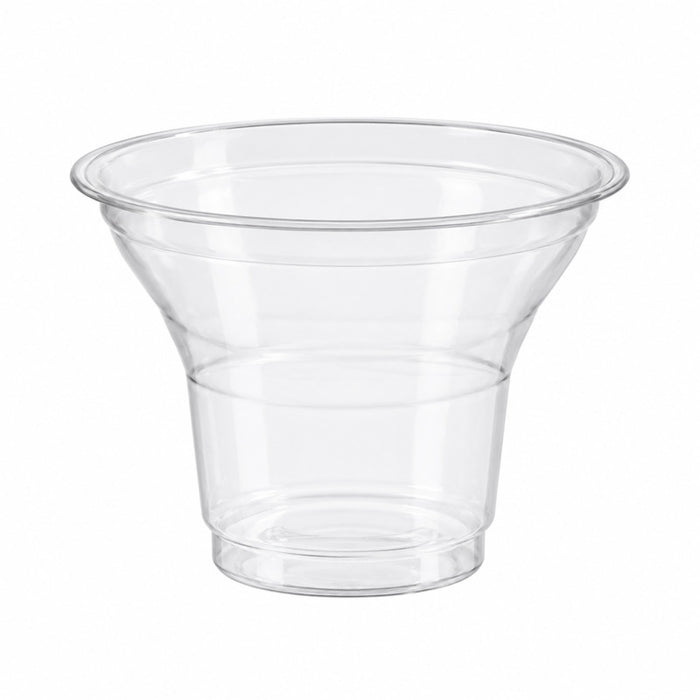 Vaso de postre de plástico PLA transparente 90ml A57mm - 50Uds