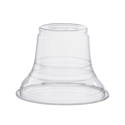 Vaso de postre de plástico PLA transparente 90ml A57mm - 50Uds