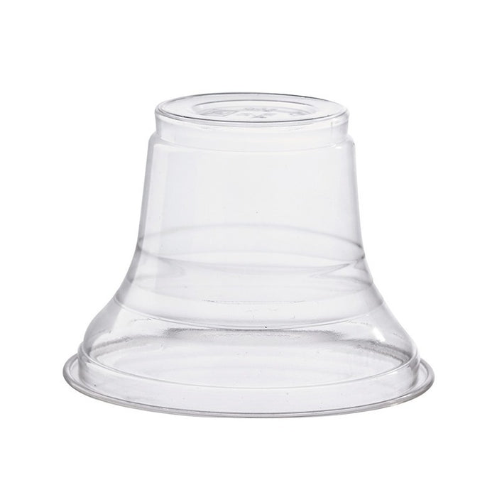 Vaso de postre de plástico PLA transparente 90ml A57mm - 50Uds
