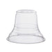 Vaso de postre de plástico PLA transparente 90ml A57mm - 50Uds