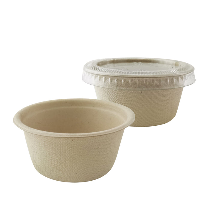 Tarrina pequeña de pulpa blanco 60ml A30mm - 50Uds