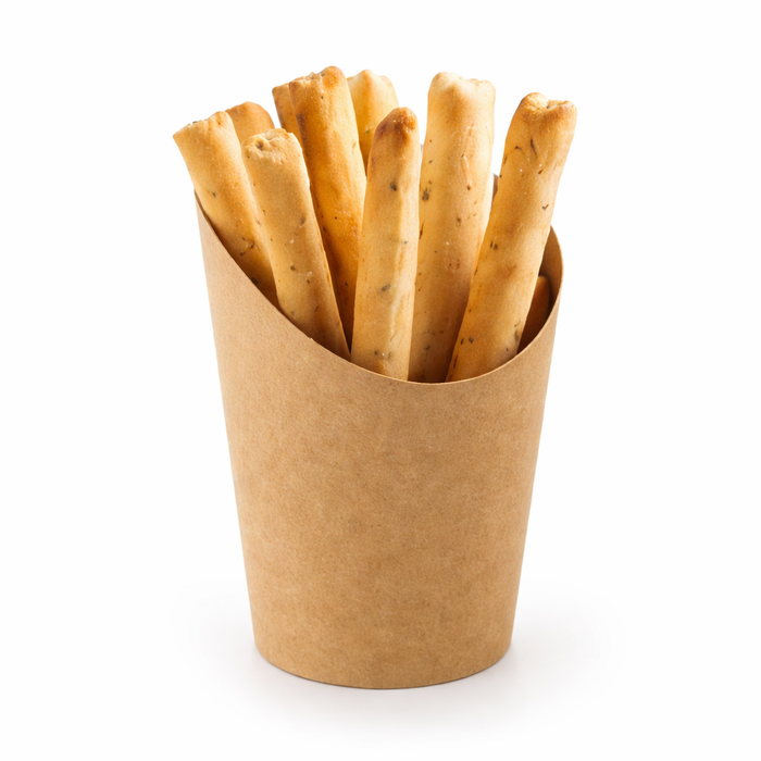 Pote de cartón kraft para Burritos/Wraps/Snacks A98mm - 50Uds
