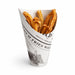 Pote de cartón blanco decoración News para Burritos/Wraps/Snacks A133mm - 50Uds