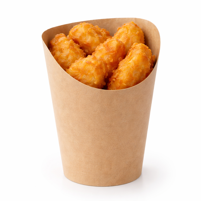 Pote de cartón kraft para Burritos/Wraps/Snacks 325ml A133mm - 50Uds