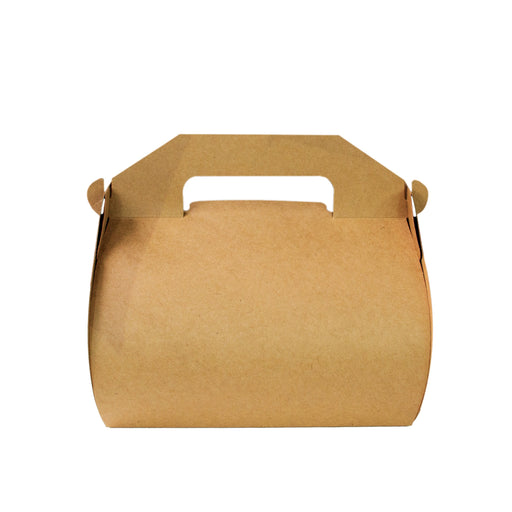 Caja pastelera alta en cartón kraft con asa 180x140mm A160mm - 50Uds