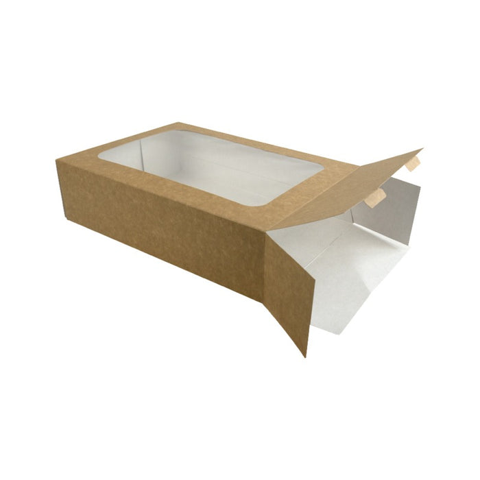 Estuche de cartón kraft para bandeja de comida 310x223mm A83mm - 100Uds