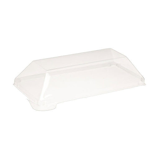 Tapa cúpula PET transparente con pestaña Klarity para 210KLAR1365 130x65mm - 50Uds