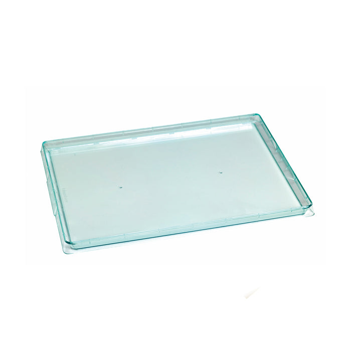 Bandeja Klarity verde transparente 380x274mm A18mm - 25Uds