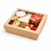 Caja cuadrada de cartón marrón con tapa ventana PLA KRAY 1300ml 205x205mm A40mm - 50Uds