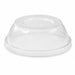 Tapa plana transparente PET Ø117mm - 50Uds