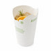 Caja de cartón blanco con cierre integrado 375ml A105mm - 25Uds
