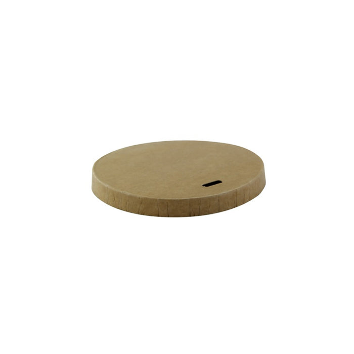 Tapa de cartón Kraft Ø74mm - 50Uds