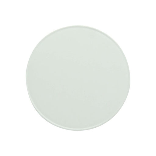 Tapa plana de cartón blanco sin plástico, Base agua Ø74mm - 50Uds