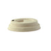 Tapa cúpula marrón con pico vertedor de pulpa para bebida caliente Ø62mm - 100Uds