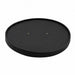 Tapa plana negra de cartón kraft perforado para vapor Ø185mm - 45Uds