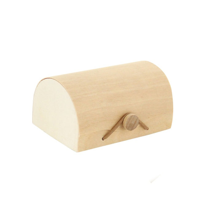 Mini caja de madera con lengüeta para 3 macarrones 110x80mm A55mm - 100Uds