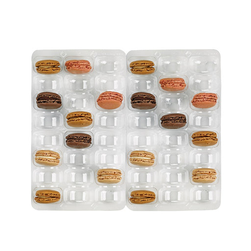 Inserto para 48 macarrones 355x250mm A23mm - 100Uds