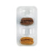 Inserto para 4 macarrones 128x68mm A23mm - 50Uds