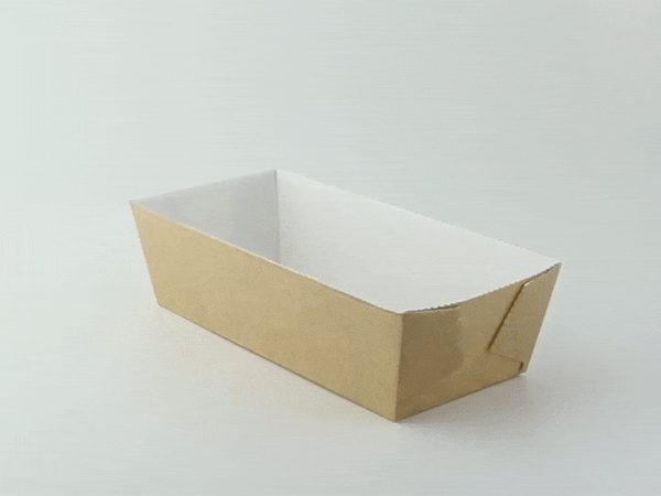 Molde de cartón horneable 206x96mm A55mm - 270Uds