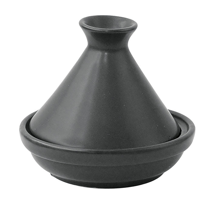 Mini tajin de porcelana negra A80mm - 4Uds