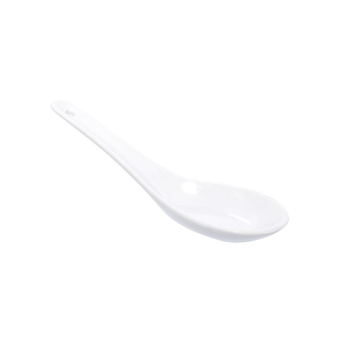Mini cuchara porcelana blanca 130x43mm A45mm - 6Uds