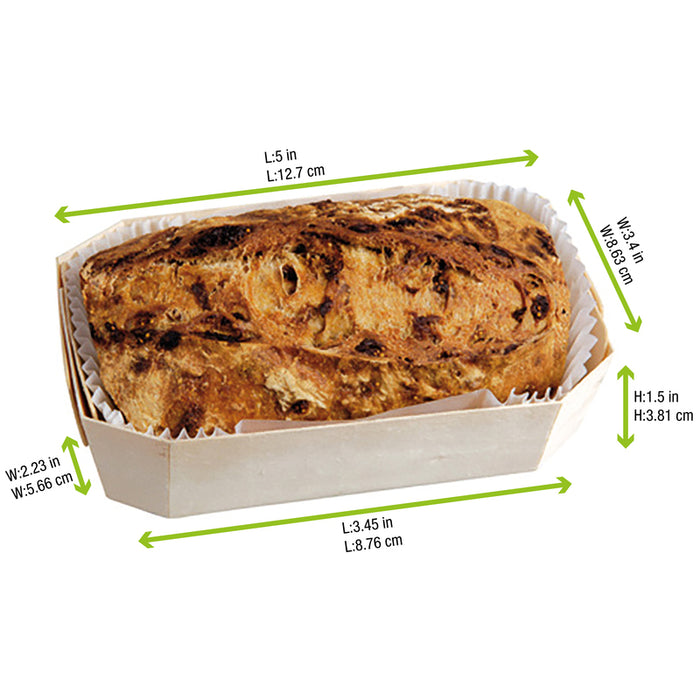 Molde de cocción ISEULT Con cápsula 300ml 120x70mm A40mm - 20Uds