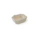 Molde de cocción rectangular exterior de madera y molde de papel interior 90ml 90x65mm A35mm - 20Uds
