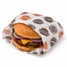 Hoja de papel blanco con diseño burger en caja dispensadora 350x270mm - 1000Uds