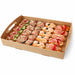 Bandeja de cartón kraft con asas 310x310mm A42mm - 50Uds