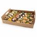 Bandeja de cartón kraft con asas 390x290mm A42mm - 50Uds