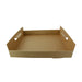 Bandeja de cartón kraft con asas 390x290mm A42mm - 50Uds
