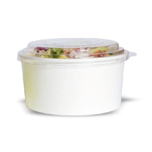 Ensaladera redonda multiusos BUCKATY cartón blanco 900ml Ø150mm A75mm - 45Uds