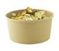 Ensaladera redonda multiusos BUCKATY cartón kraft 1000ml Ø150mm A75mm - 45Uds