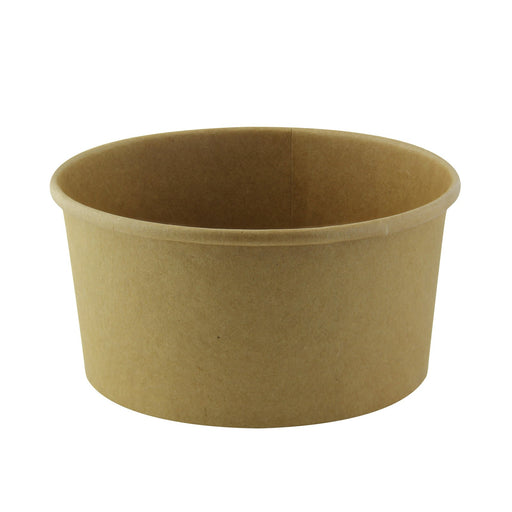 Ensaladera redonda multiusos BUCKATY cartón kraft 1000ml Ø150mm A75mm - 45Uds