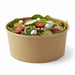 Ensaladera redonda multiusos BUCKATY cartón kraft 1200ml Ø150mm A100mm - 45Uds